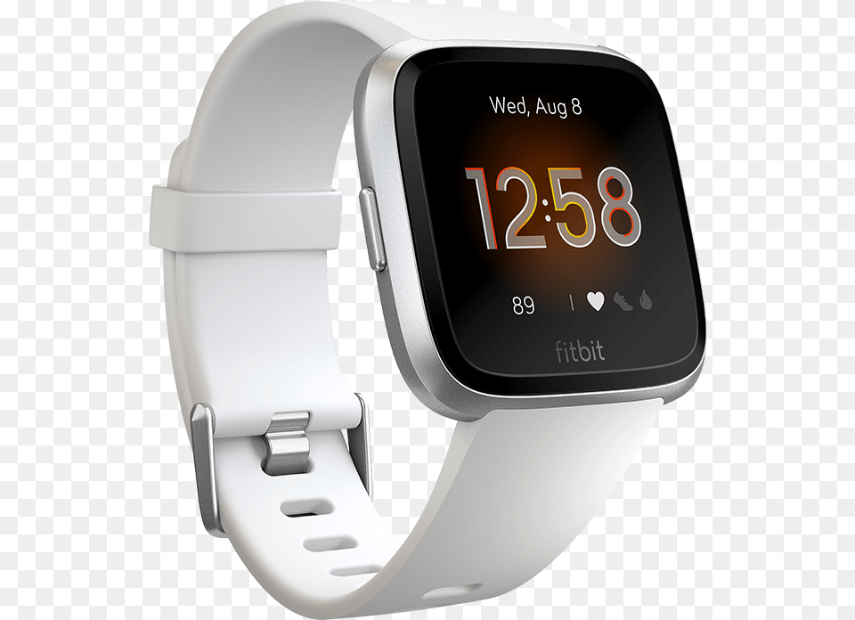 Fitbit Versa Lite Vs Amazfit Verge Vs Ticwatch E2 Compared Fitbit Versa Lite Smartwatch, Wristwatch, Arm, Body Part, Person Free Transparent Png