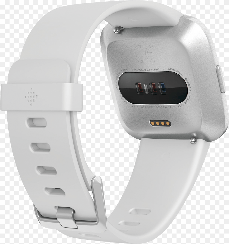 Fitbit Versa White In Box, Wristwatch, Digital Watch, Electronics, Arm Png Image
