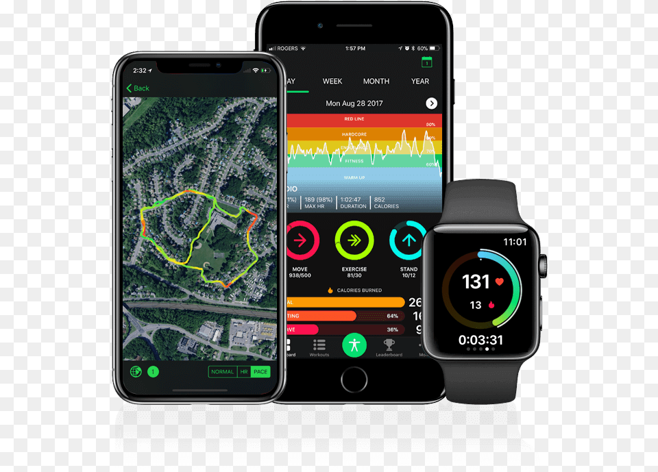 Fitiv Pulse Gps Cardio Tracker Gps Tracking Apple Watch, Electronics, Mobile Phone, Phone, Wristwatch Png