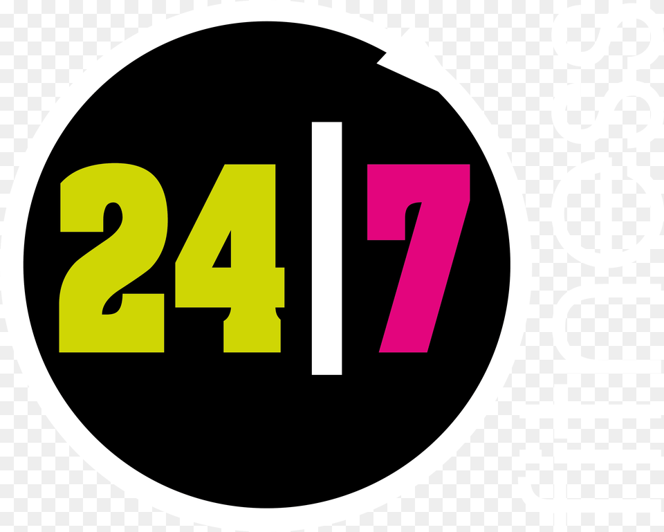Fitness 24 7 Fitness Logo, Number, Symbol, Text Free Png Download