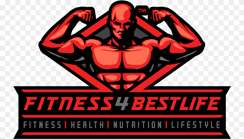 Fitness 4 Best Life Health, Advertisement, Poster, Adult, Male Png Image