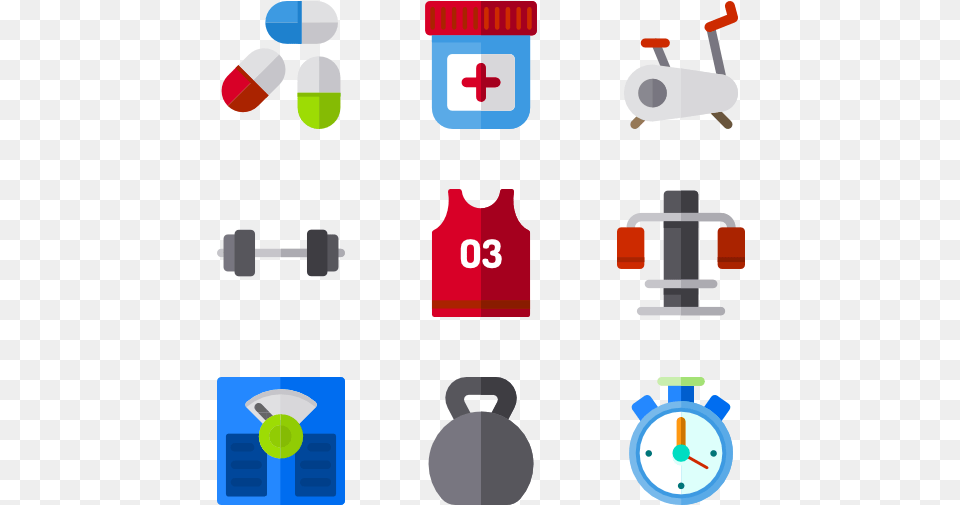 Fitness And Equipment Color Exercise Equipment, First Aid Png
