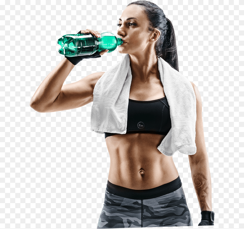 Fitness And Hydration Fitness Drinking Water, Adult, Female, Person, Woman Free Transparent Png