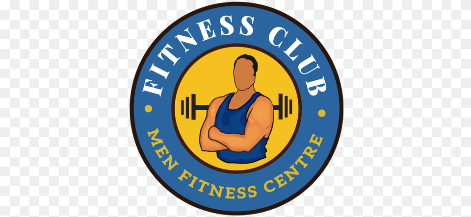 Fitness Centre Men Gym Logo Old Dave And Busters Logo, Adult, Male, Man, Person Free Png