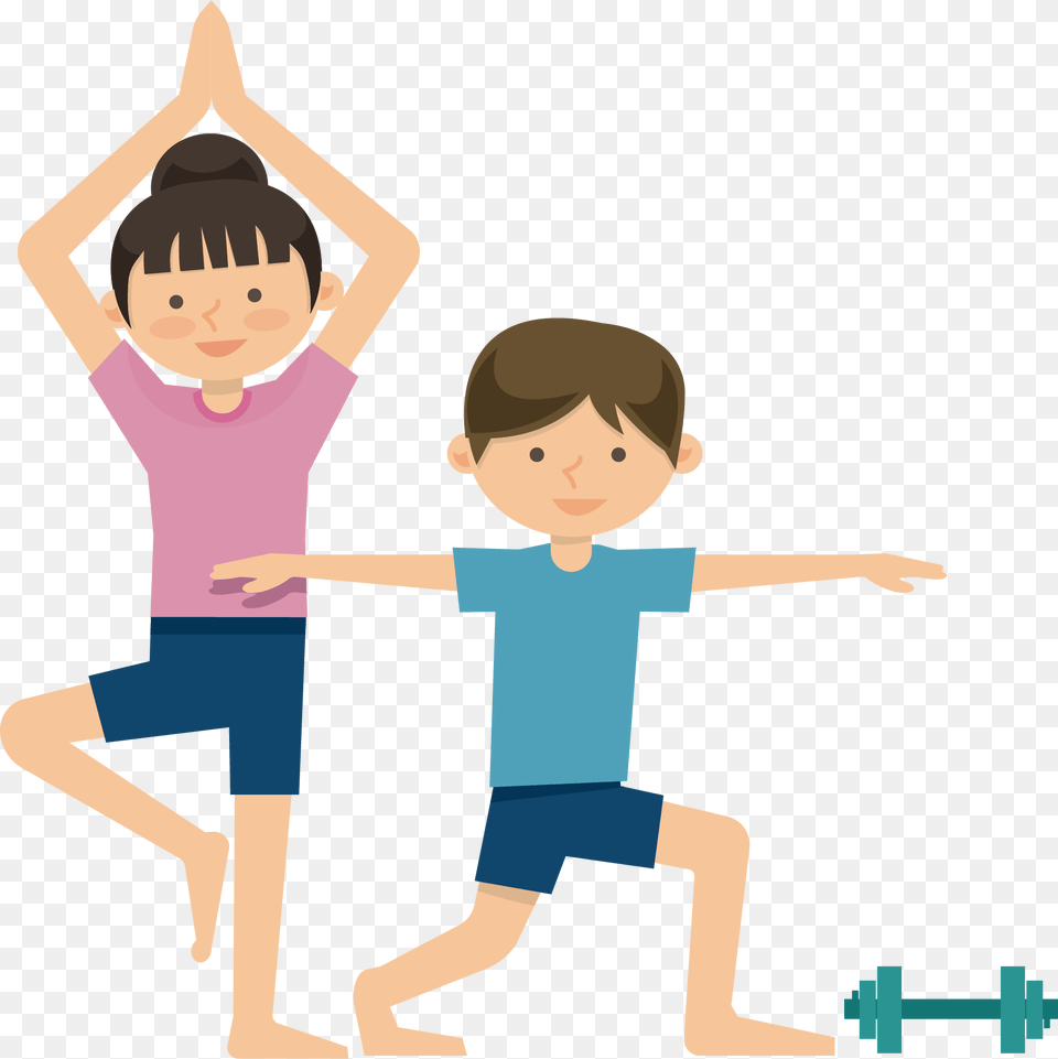 Fitness Clip Art, Person, Baby, Dancing, Leisure Activities Free Png Download