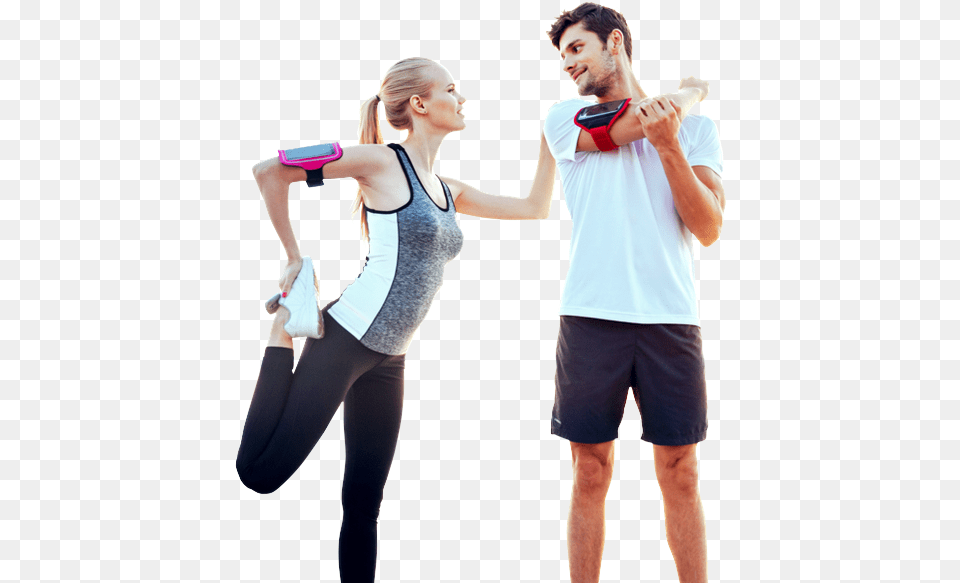 Fitness Couple Health, Clothing, Shorts, Adult, Female Free Transparent Png
