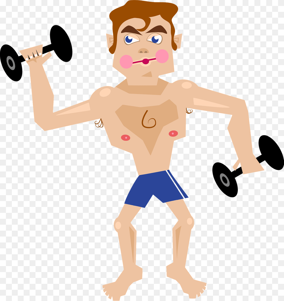 Fitness Fanatic Clipart, Baby, Person, Face, Head Free Png
