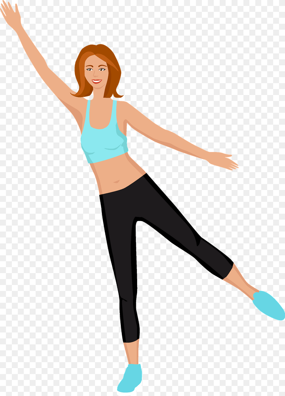 Fitness Girl Clipart, Dancing, Person, Leisure Activities, Teen Free Png Download