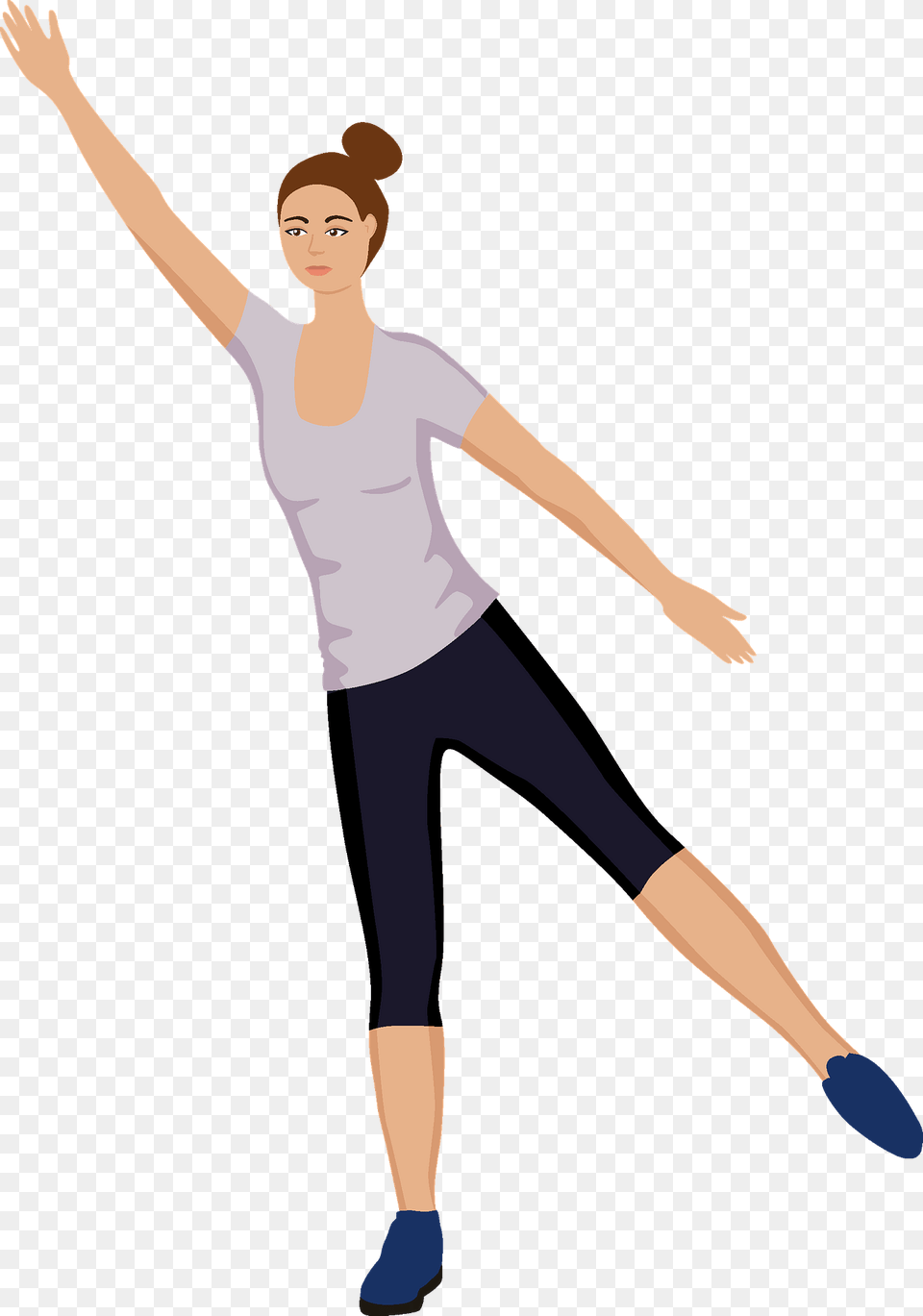 Fitness Girl Clipart, Person, Leisure Activities, Dancing, Adult Free Png Download