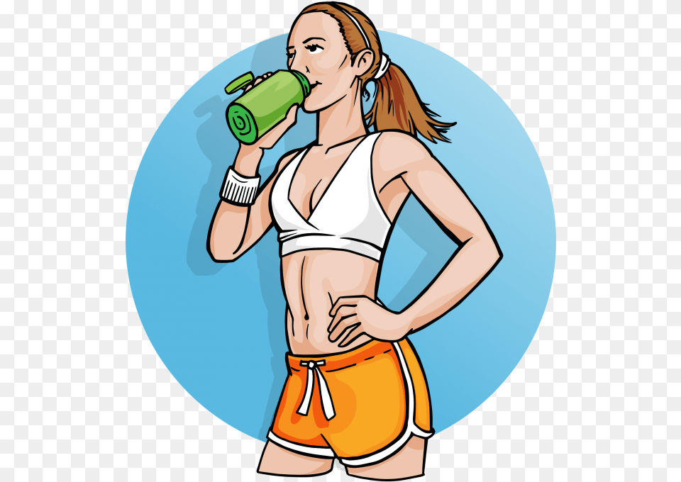Fitness Girls Clip Arts, Shorts, Clothing, Adult, Person Free Png