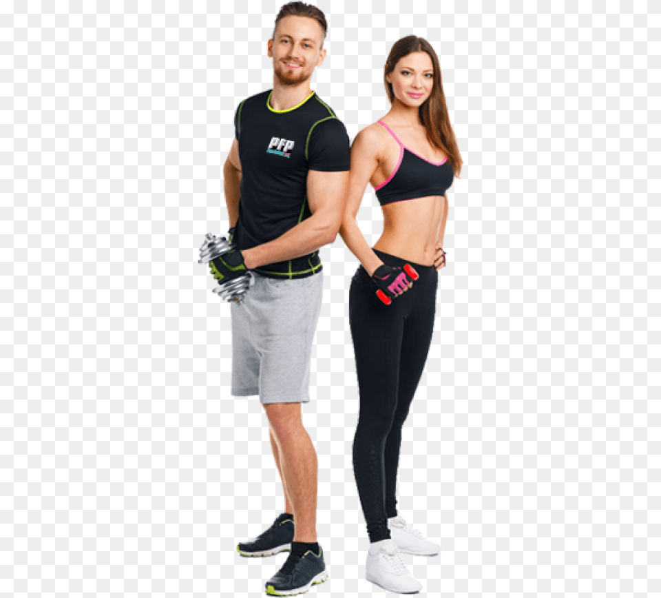Fitness Image With Transparent Background Men Women Fitness, Clothing, Shoe, Footwear, Adult Png