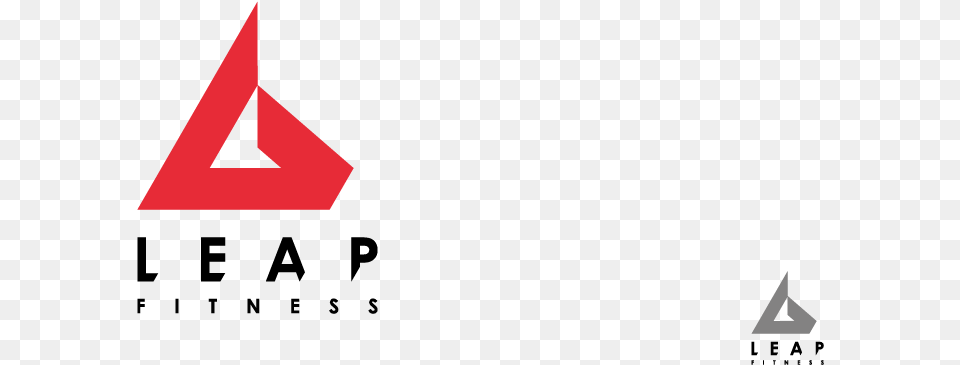 Fitness Logo Design For Leap Triangle Png
