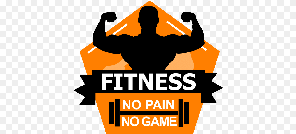 Fitness Logo Design Muscle, Advertisement, Poster, Adult, Male Free Png
