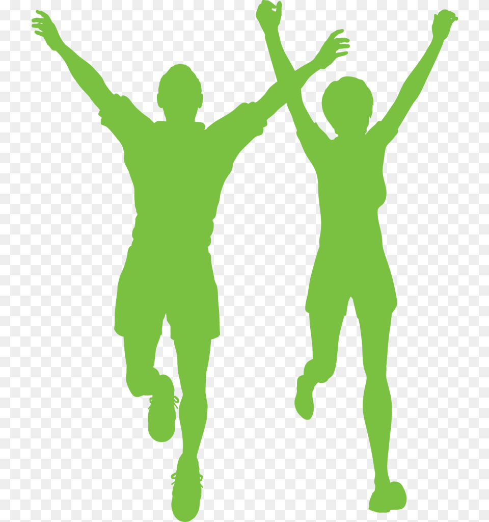 Fitness Logo Silhouette Green Runner, Dancing, Leisure Activities, Person Free Transparent Png