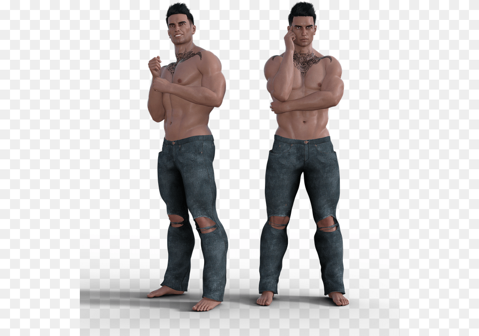 Fitness Man Full Body Sexy Men, Jeans, Person, Body Part, Clothing Png Image