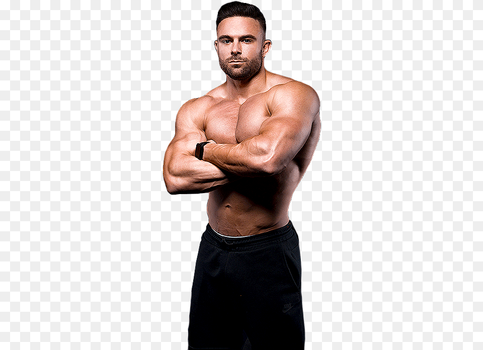 Fitness Model Barechested, Adult, Person, Male, Man Png Image