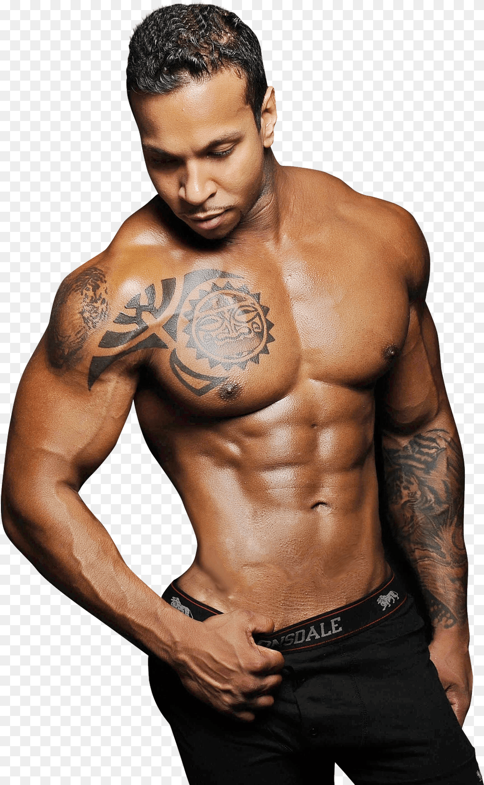 Fitness Model Man, Person, Skin, Tattoo, Adult Free Png Download