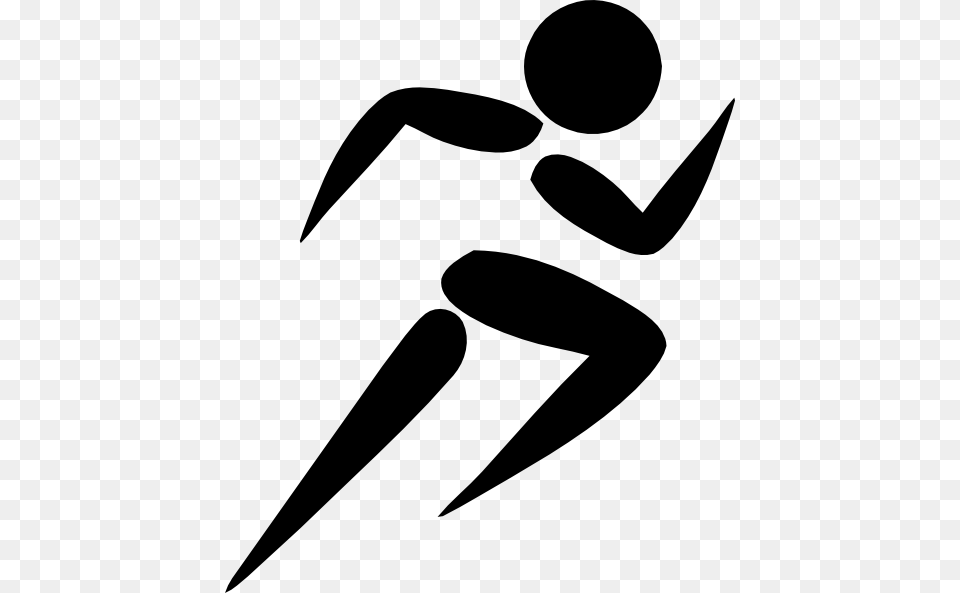 Fitness Runner Clip Art At Clipart Running Figures Clip Art, Stencil, Smoke Pipe Free Transparent Png