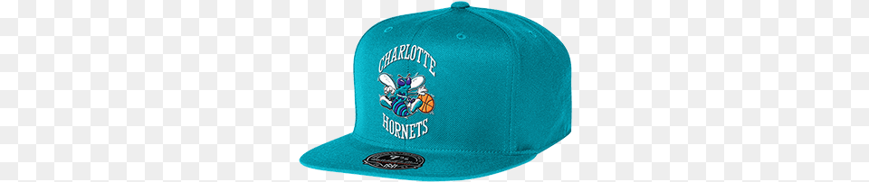 Fitted Charlotte Hornets, Baseball Cap, Cap, Clothing, Hat Png Image