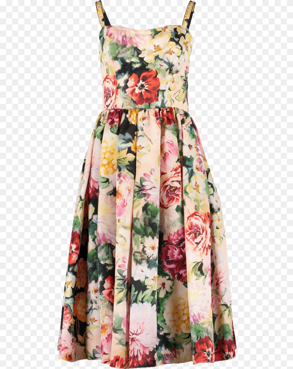 Fitted Floral Organza Dress In 2020 Flare Dresses Hyuna Flower Shower Outfits, Art, Graphics, Floral Design, Pattern Png Image