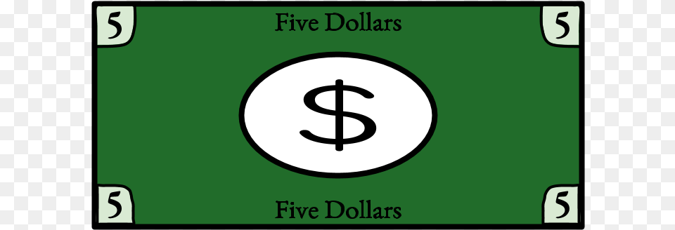 Five Dollar Bill Cartoon 50 Dollar Bill, Symbol, Text, Number, Electronics Free Png Download