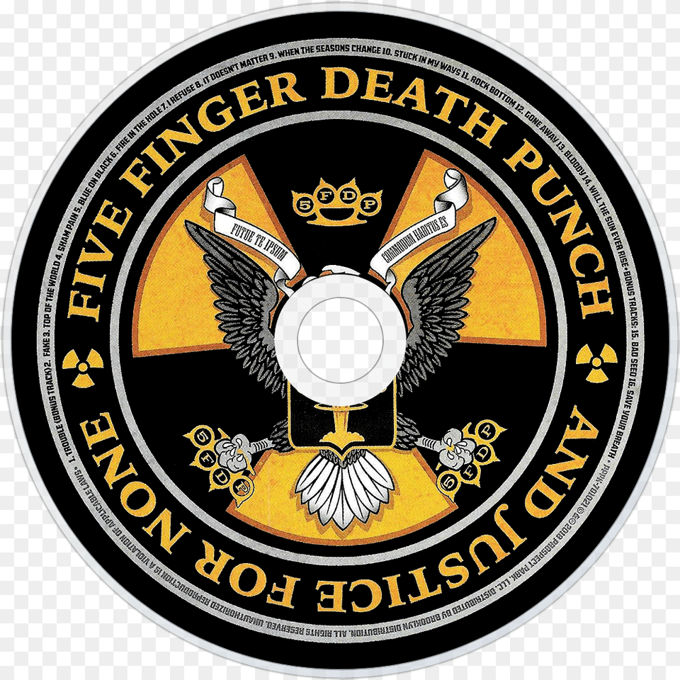 Five Finger Death Punch And Justice For None Theaudiodbcom American Capitalist, Emblem, Symbol, Logo, Badge Free Png Download