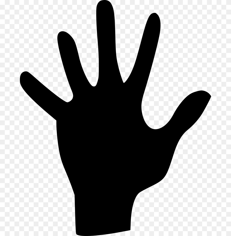 Five Fingers, Clothing, Glove, Silhouette, Body Part Png Image