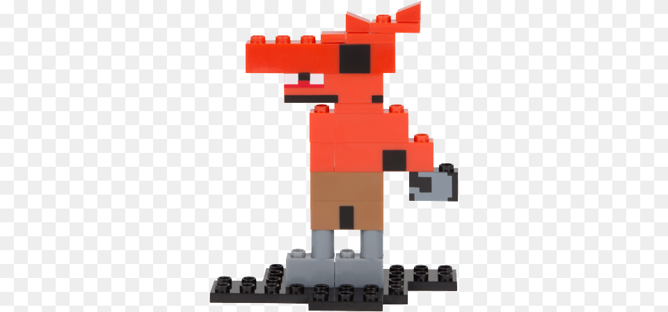 Five Five Nights At Freddy39s 8 Bit Buildable Figure Foxy, Robot, Toy Free Transparent Png