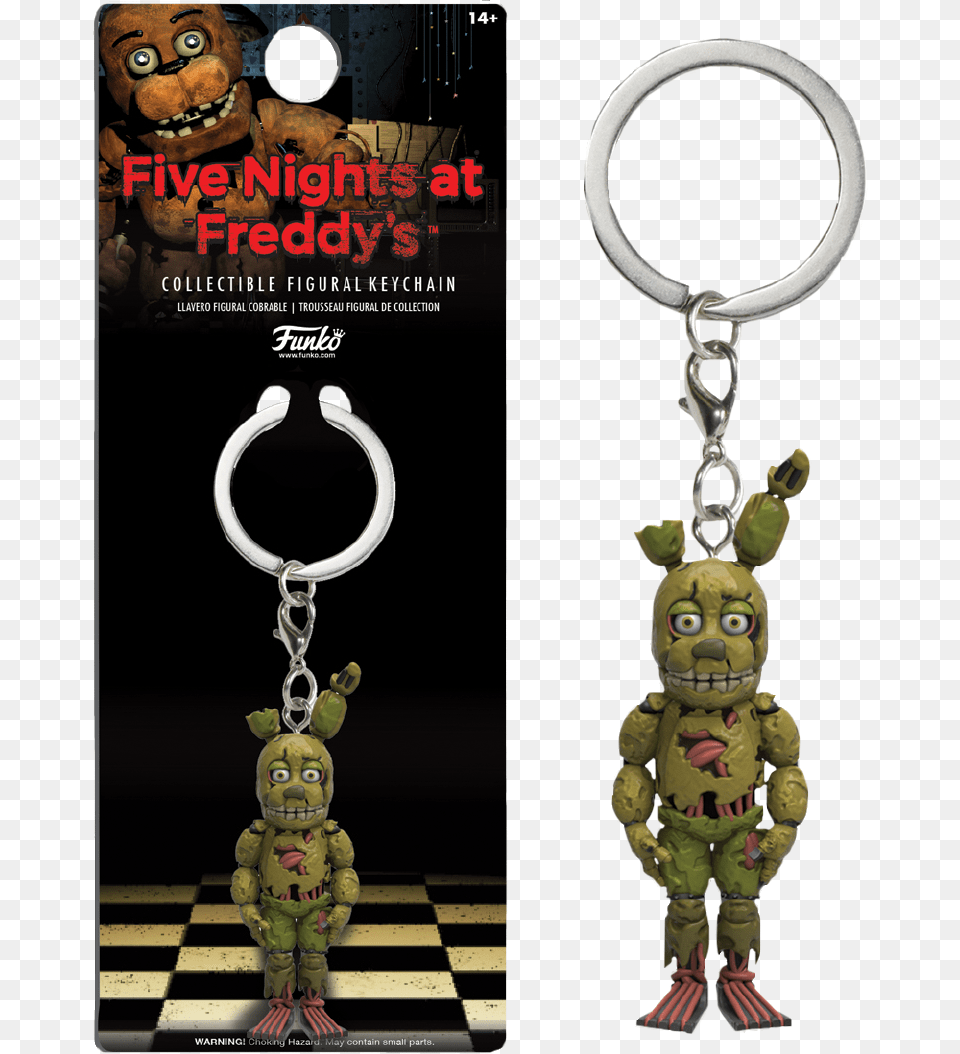 Five Five Nights At Freddy39s Springtrap Figural Keychain, Accessories, Baby, Person Free Transparent Png