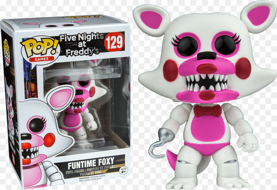 Five Funtime Foxy Funko Pop, Toy, Robot, Person Png