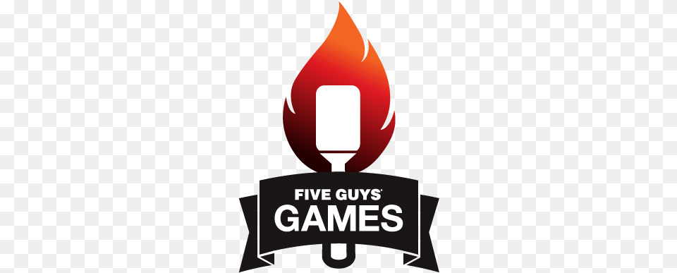 Five Guys Games Logo Team Five Guys Logo, Light, Fire, Flame, Food Png Image