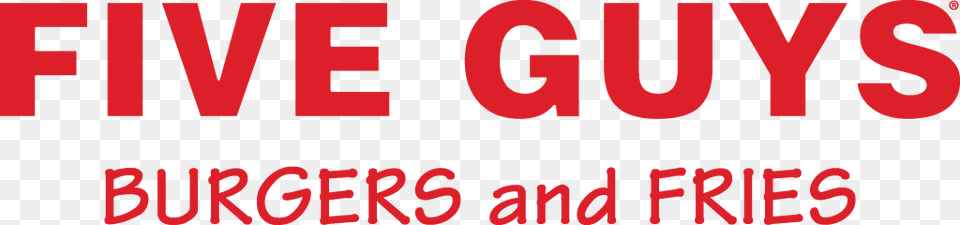 Five Guys Logo, Text Free Transparent Png