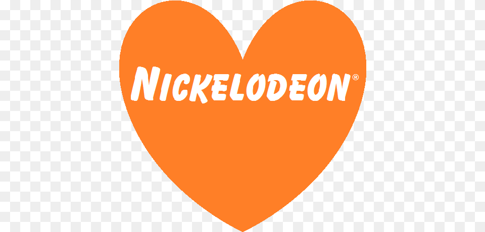 Five Live Orange Heart Shaped Nickelodeon Logo Png Image
