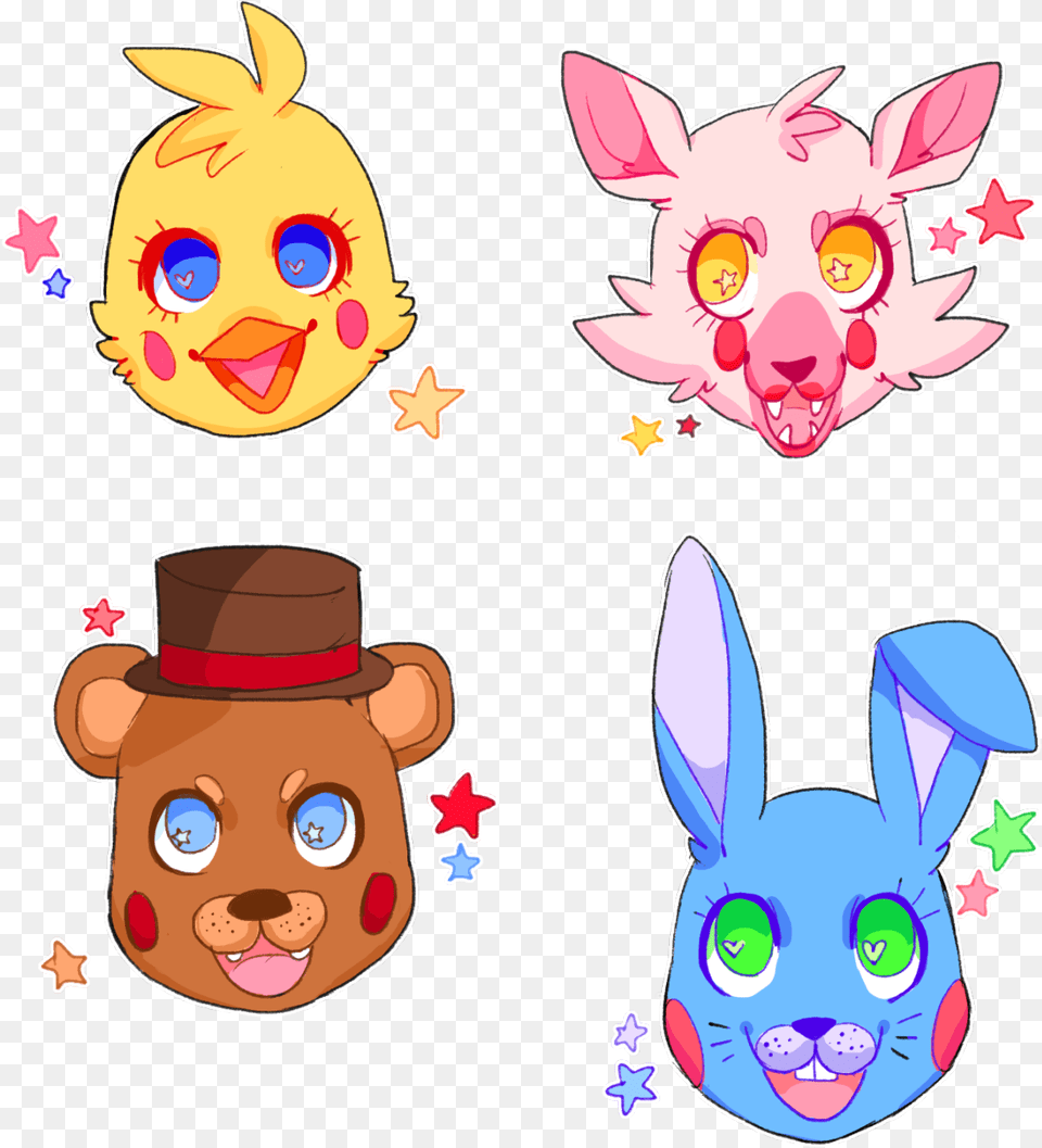 Five Nights At Freddy S 2 Face Nose Clip Art Head Product Five Nights At Freddy39s, Animal, Mammal, Pig, Person Png Image