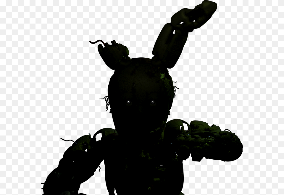 Five Nights At Freddy S 3 Five Nights At Freddy S 2 Fnaf Springtrap Gif, Silhouette, Baby, Person Png Image