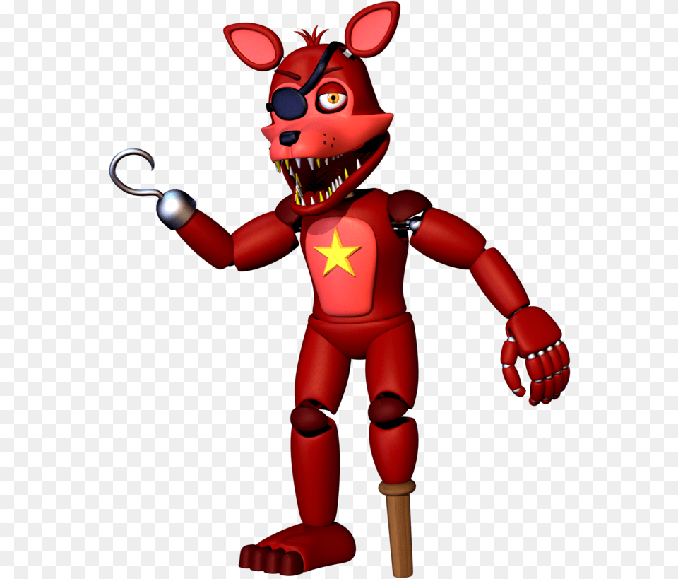 Five Nights At Freddy S Foxy Fnaf Rockstar Foxy, Toy, Robot Free Transparent Png