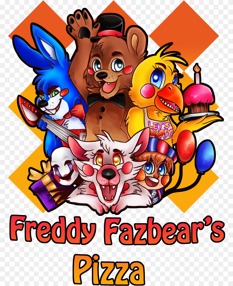 Five Nights At Freddy S Logo, Advertisement, Poster, Baby, Face Free Png