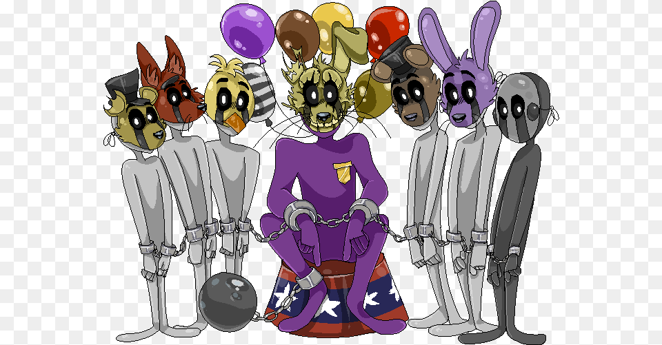 Five Nights At Freddy39s, Book, Comics, Purple, Publication Free Png Download