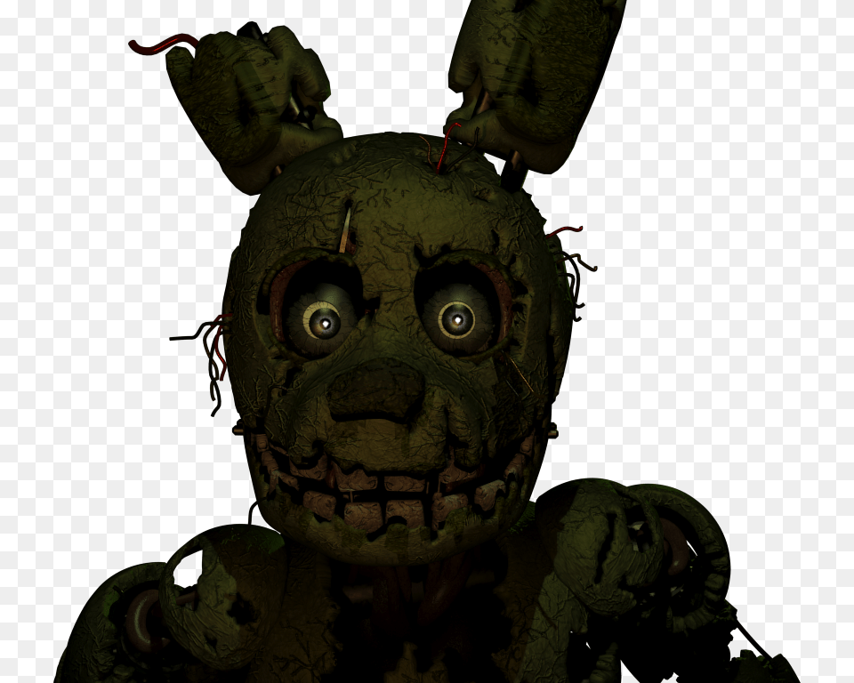 Five Nights At Freddy39s 3 Springtrap, Alien, Face, Head, Person Png Image