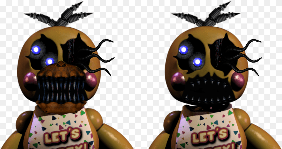 Five Nights At Freddy39s Nightmare Toy Chica Free Transparent Png