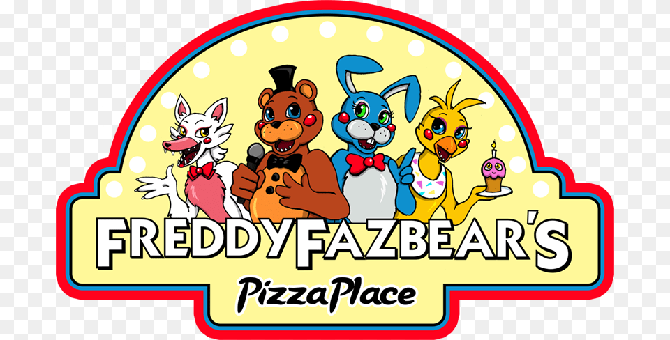 Five Nights At Freddy39s Pizza Logo, Animal, Bear, Mammal, Wildlife Free Transparent Png