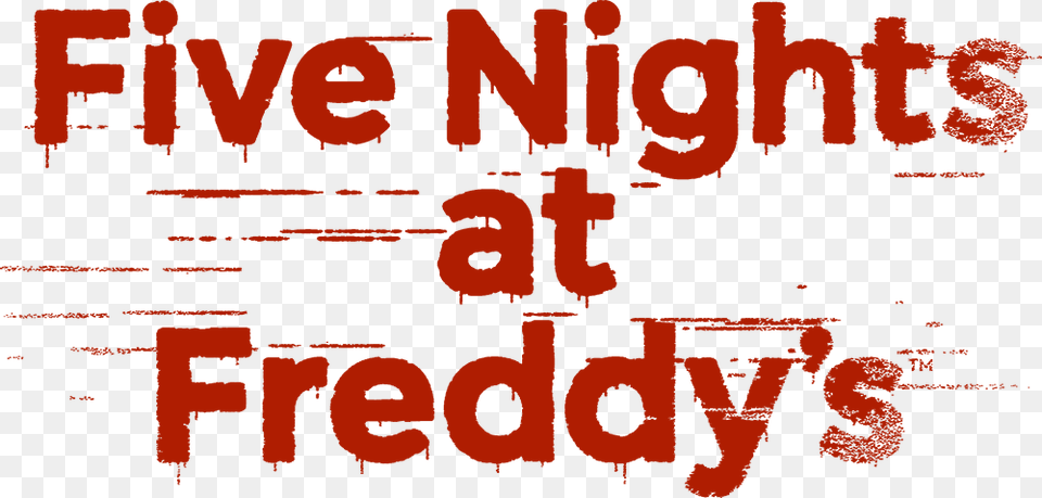 Five Nights At Freddyquots Transparent Five Nights At Freddy39s Logo, Maroon Png