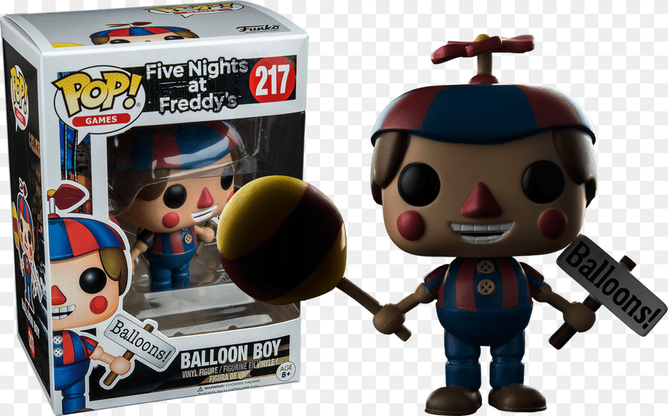 Five Nights At Freddys Funko Pop Balloon Boy, Baby, Person, Face, Head Free Png