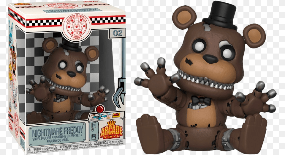Five Nights At Freddys Nightmare Freddy Pop, Food, Sweets, Plush, Toy Free Transparent Png