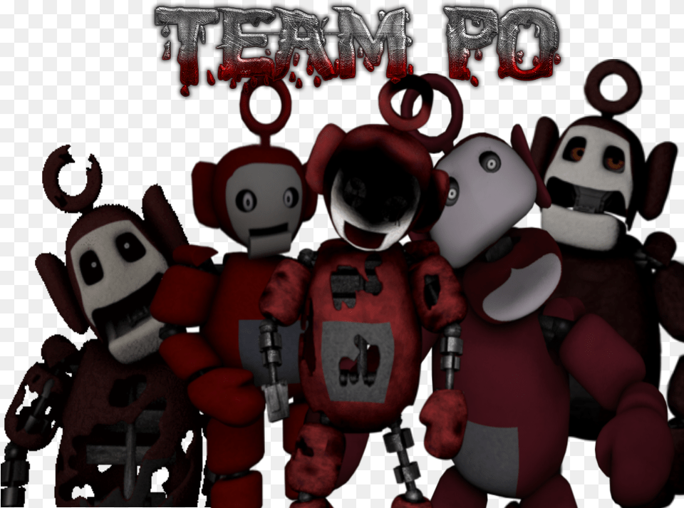 Five Nights At Tubbyland Team Po Download, Robot, Baby, Person Free Png