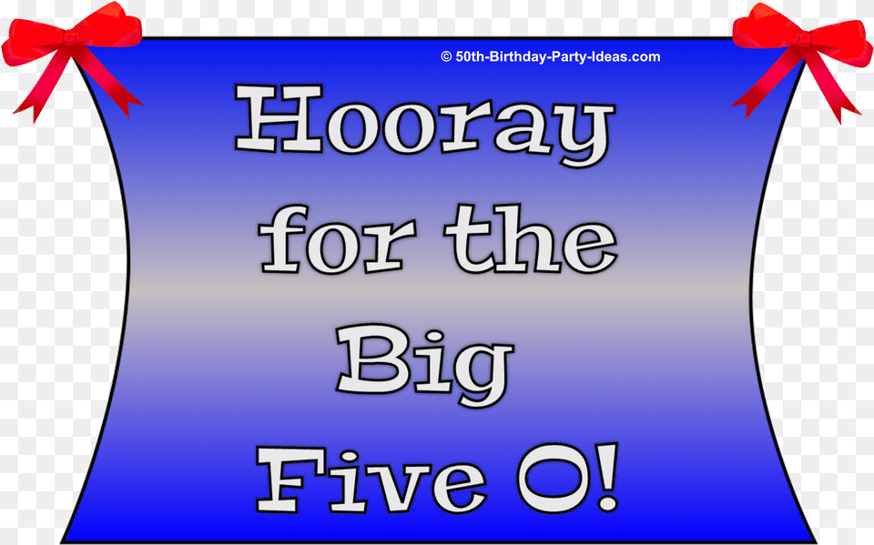 Five O Birthday Banner, Text, Document Png