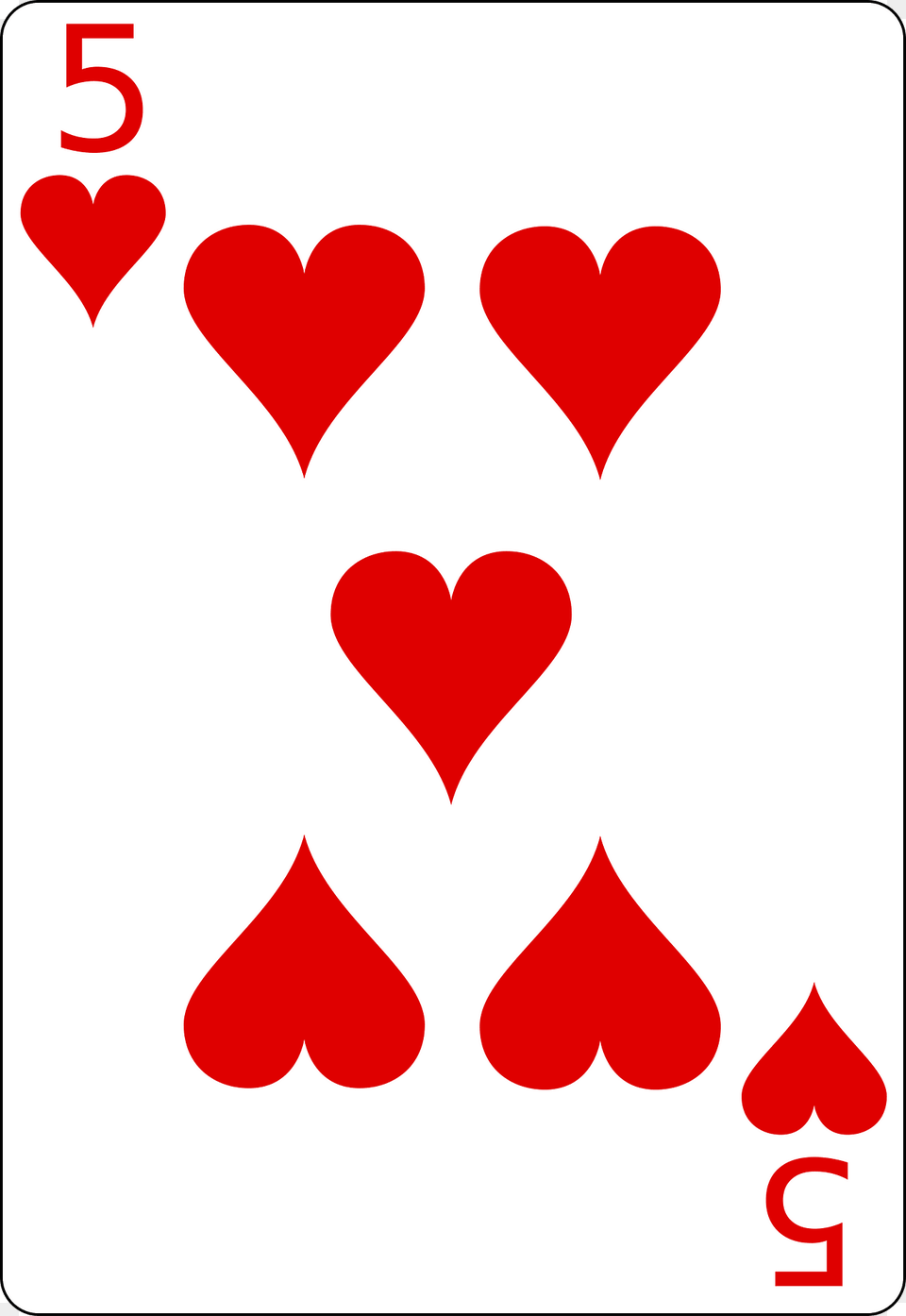 Five Of Hearts Clipart, Food, Heart, Ketchup Free Png