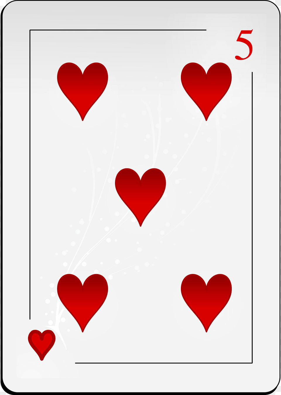 Five Of Hearts Clipart, Symbol, Heart, Food, Ketchup Png