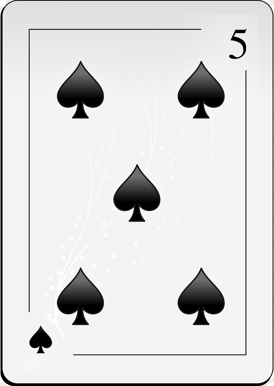 Five Of Spades Clipart Free Transparent Png
