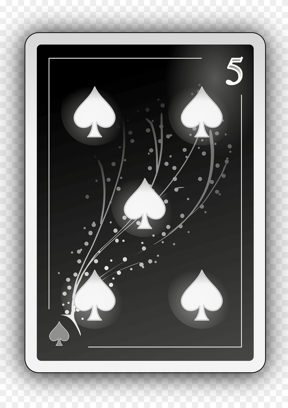 Five Of Spades Clipart, Art, Graphics, Accessories, Earring Png